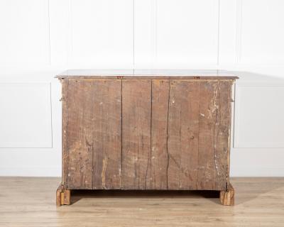 17th Century Central Italian Walnut Commode with Maple Inlay