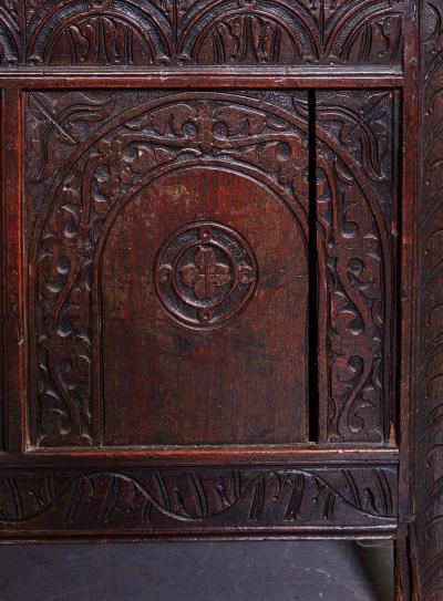 17th Century EnglishTwo Panel Coffer