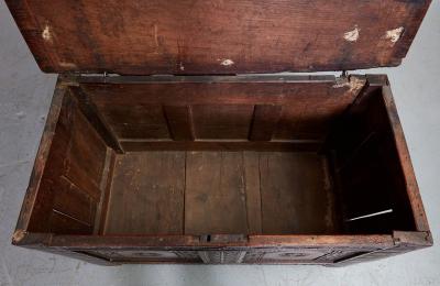 17th Century EnglishTwo Panel Coffer
