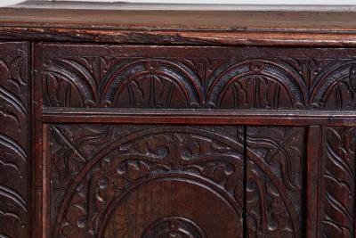 17th Century EnglishTwo Panel Coffer