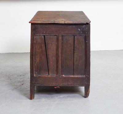 17th Century EnglishTwo Panel Coffer