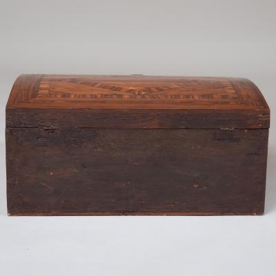 17th Century Franco Flemish Kingwood Marquetry Box
