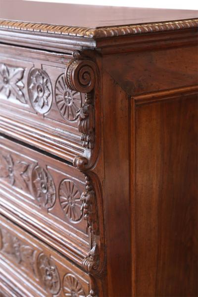 17th Century French Walnut Chest of Drawers