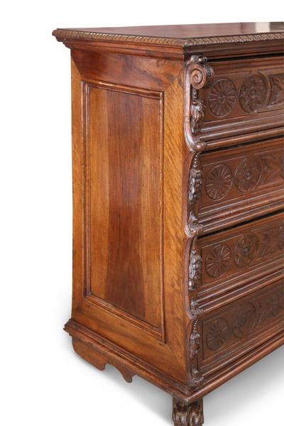 17th Century French Walnut Chest of Drawers