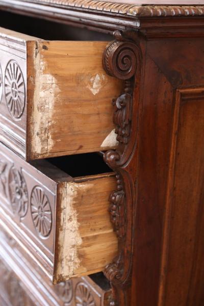 17th Century French Walnut Chest of Drawers
