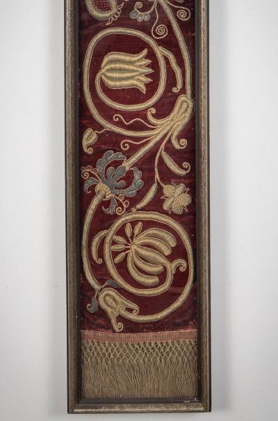 17th Century Italian Baroque Embroidery Panels