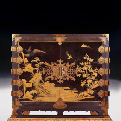 17th Century Japanese Lacquer Cabinet