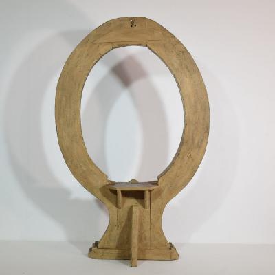 17th Century Spanish Giltwood Baroque Altarpiece with Angel Head