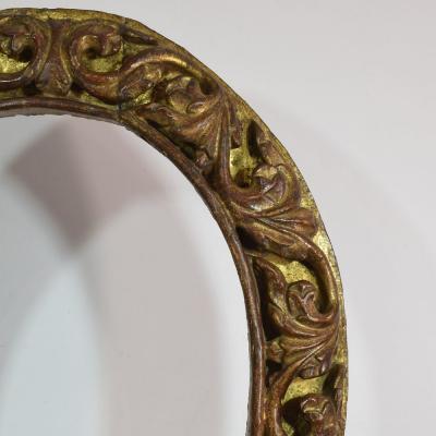 17th Century Spanish Giltwood Baroque Altarpiece with Angel Head