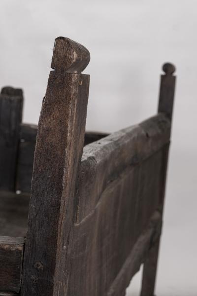 17th Century Spanish Oak Bench