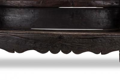 17th Century Spanish Oak Bench