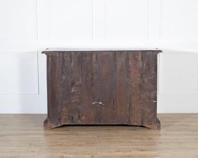 17th Century Tuscan Walnut Chest of Drawers with Maple Inlay