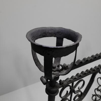 17th Century Wrought Iron Fireguard Italy
