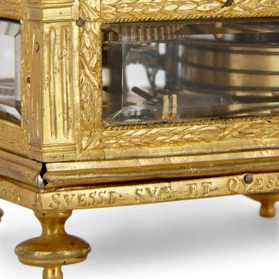 17th Century obelisk shaped table clock