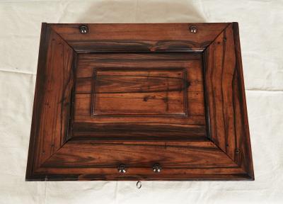 17th c Dutch Colonial Macassar Ebony Document Box