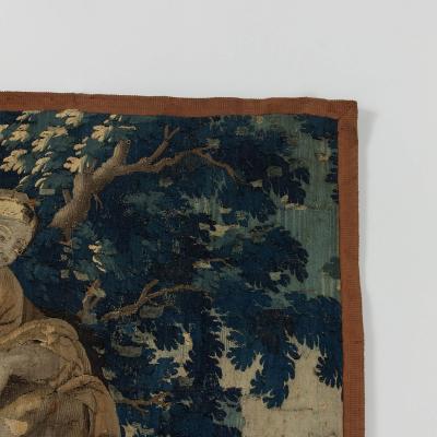 17th c French Aubusson Tapestry Fragment