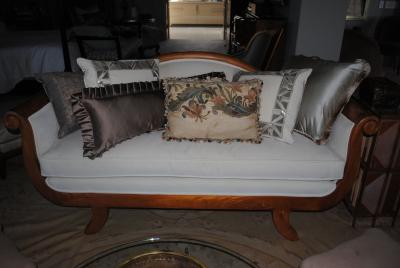 17th c Italian Baroque Embroidered Pillow