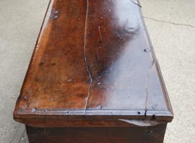 17th century Continental walnut cassone