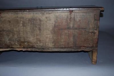 17th century Continental walnut cassone