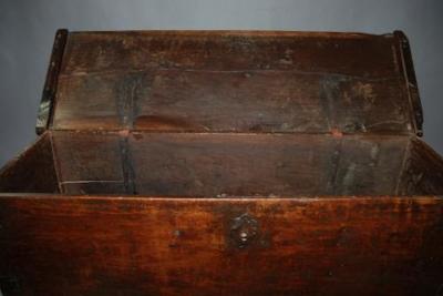 17th century Continental walnut cassone