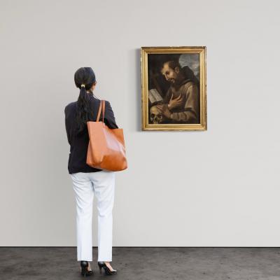 17th century Italian painting Saint Francis of Assisi