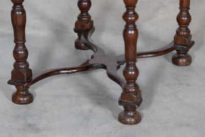 17thC William Mary Oak Fruitwood Lowboy Side Table