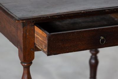 17thC William Mary Oak Fruitwood Lowboy Side Table