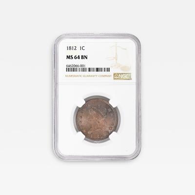 1812 1C Classic Head Cent NGC MS64BN