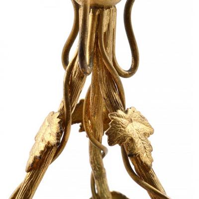 1860 Antique French Kiln Fired Blue Enamel Jewelry Holder