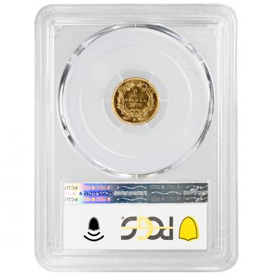 1870 S G 1 Gold Dollar PCGS MS65