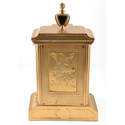 1870s Antique French Sevres Porcelain Ormolu Clock