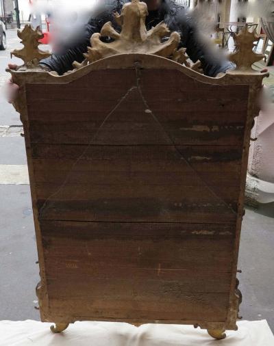 1880 Mirror Parecloses Gilded with Fire Urns