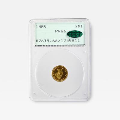 1885 G 1 Gold Dollar PCGS PR66 CAC RATTLER 