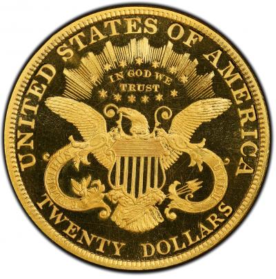 1887 20 Liberty Head PCGS PR65 DCAM CAC