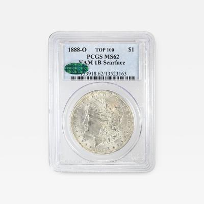 1888 O 1 Morgan Dollar PCGS MS62 CAC VAM 1B Scarface
