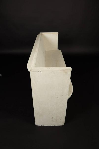 1890s White Washed Church Pew