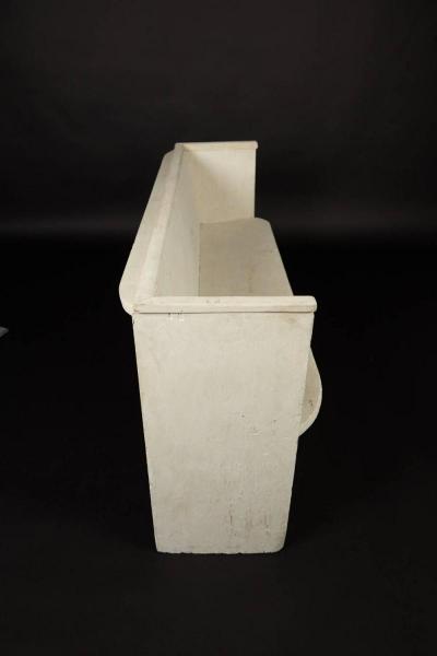 1890s White Washed Church Pew