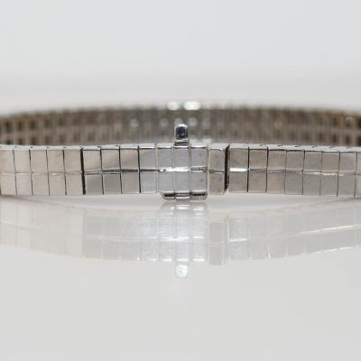 18K White Gold Diamond Bracelet 3 05TDW 45 8gr