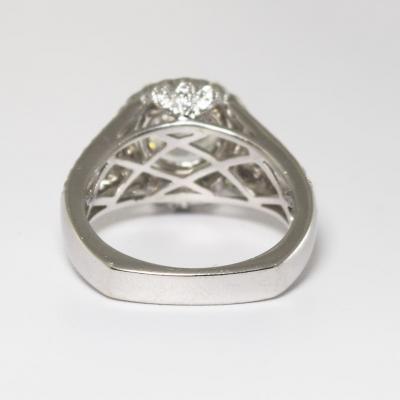 18K White Gold GIA Certified Diamond Engagement Ring 2 61ct