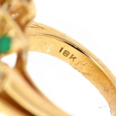 18K YELLOW GOLD TUTTI FRUTTI DIAMOND AND COLOR STONES RING