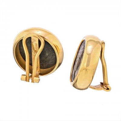 18K YELLOW GOLD VINTAGE MONET EARRINGS