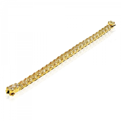 18K Yellow Gold 32 44 Fancy Light Yellow GIA Fancy Light Yellow Bracelet