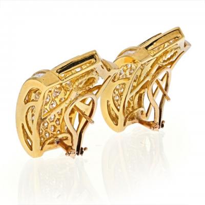 18K Yellow Gold AMERICAN APPRAISAL CERT Earrings