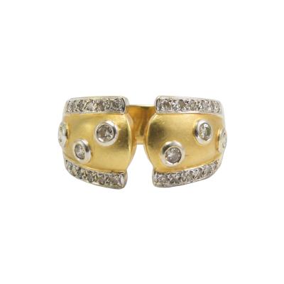 18K Yellow Gold Diamond Band 0 35ct