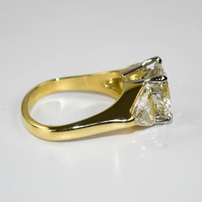 18K Yellow Gold GIA Certified Diamond Engagement Ring 6 73ct
