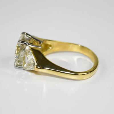 18K Yellow Gold GIA Certified Diamond Engagement Ring 6 73ct