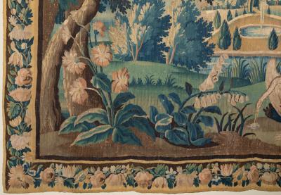 18TH CENTURY AUBUSSON VERDURE TAPESTRY
