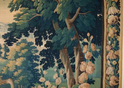 18TH CENTURY AUBUSSON VERDURE TAPESTRY