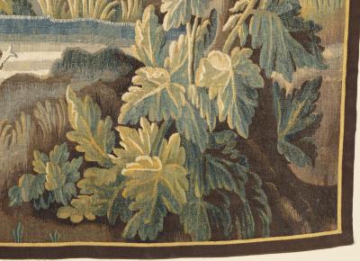 18TH CENTURY AUBUSSON VERDURE TAPESTRY