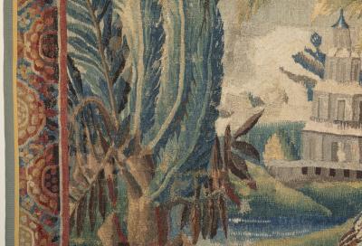 18TH CENTURY AUBUSSON VERDURE TAPESTRY